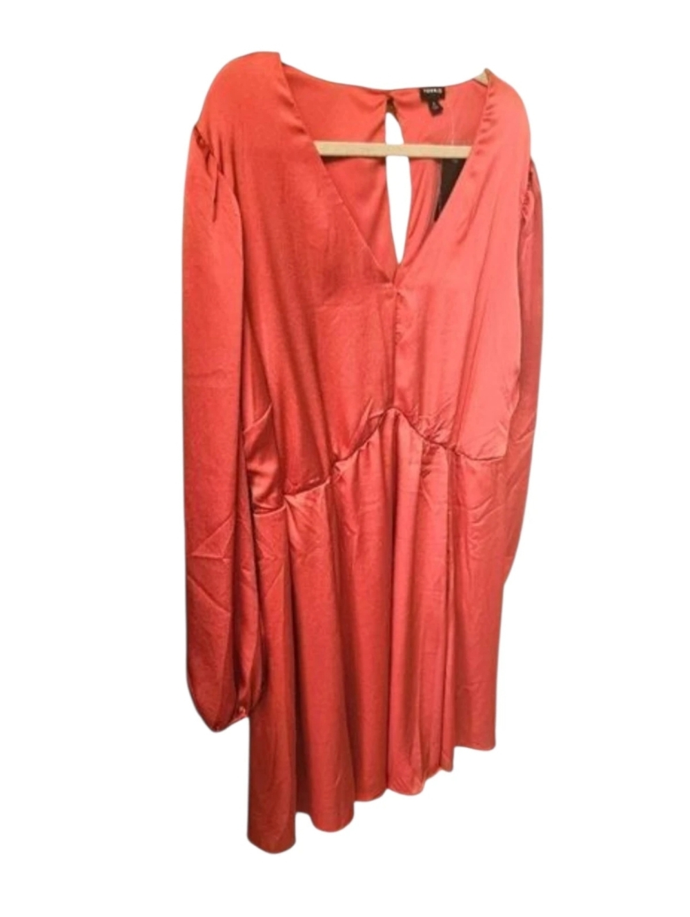TORRID 4X mini bubble charmeuse babydoll dress with Pockets NWT - Picture 5 of 14
